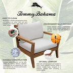 Tommy Bahama Deep Seating Lounge Cushion, 24" X 26" X 4", Bamboo Bay Bone