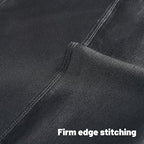 FUTEI Black Chenille Decorative Throw Pillow Covers 16x16 Inch Set of 2,Soft Embossed Striped Textured Cushion Case,Modern Home Decor for Couch Bed Living Room