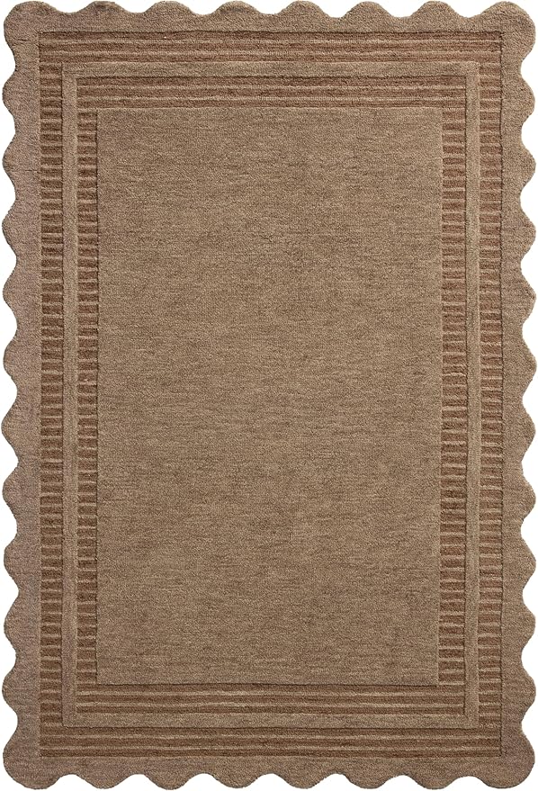 Loloi Chris Loves Julia Scottie Collection SCO-01 Mocha/Clay 5'-0" x 7'-6", .87" Pile Height, Area Rug