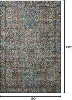Loloi Rifle Paper Co. Maison Collection MAO-07 Charcoal 8'-4" x 11'-6", .19" Pile Height, Area Rug