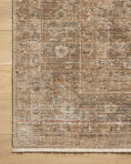 Loloi Amber Lewis Molly Collection MOL-06 Gold/Blue 5'-3" x 7'-9" Low Pile Area Rug