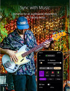 Twinkly Christmas Curtain Lights 210 RGB+W LEDs - App-Controlled, Sync with Music, Indoor & Outdoor Use, Compatible with Google Assistant, Amazon Alexa, Apple HomeKit, Bluetooth & WiFi Connectivity