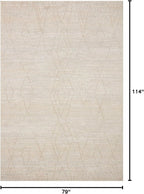 Loloi Kamala Collection KAM-03 Natural/Mist 6'-7" x 9'-6" Area Rug