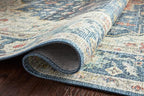 Loloi Skye Collection SKY-12 Ocean/Multi 2'-0" x 5'-0" Accent Rug
