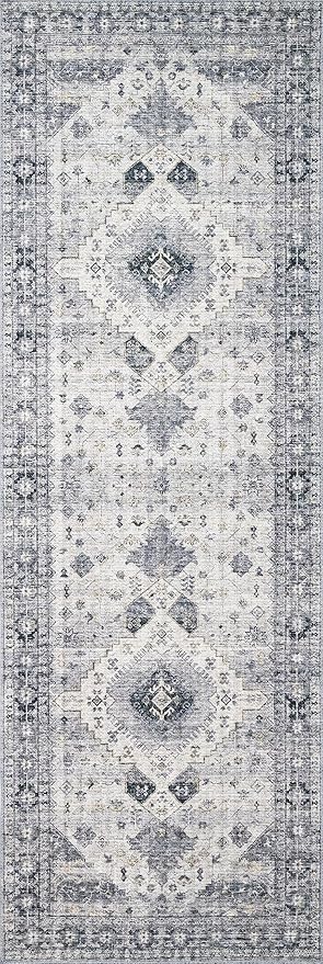 Loloi II Skye Collection SKY-02 Silver/Grey 7'-6" x 9'-6" Area Rug