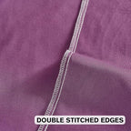 FUTEI Purple Velvet Throw Pillow Covers 20x20 Inch Set of 2,Soft Embossed Leaf-Relief Textured Cushion Cases,Natural Home Decor for Couch Living Room