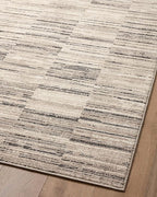 Loloi Darby Collection DAR-01 Charcoal/Sand 6'-7" x 9'-3" Area Rug