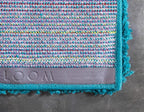 Unique Loom Solid Shag Collection Area Rug (3' 3" x 5' 3" Rectangle, Deep Aqua Blue)