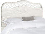 Safavieh Home Collection Sephina White Rattan Headboard (Full)