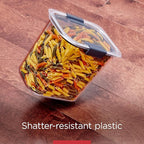 Rubbermaid Brilliance 14-Piece Food Storage Container Set with Scoops Airtight BPA-Free for Kitchen and Pantry Organization