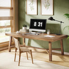 Tribesigns 71-Inch Executive Desk, Farmhouse Office Computer Desk with Sturdy Leg Structure, Rectangular Writing Table Business Furniture for Home Office