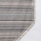 Unique Loom Solid Shag Collection Area Rug (8' Octagon, Snow White)