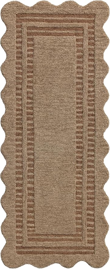 Loloi Chris Loves Julia Scottie Collection SCO-01 Mocha/Clay 2'-0" x 5'-0", .87" Pile Height, Accent Rug