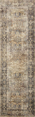 Loloi Amber Lewis Morgan Collection MOG-01 Sunset/Ink 2'-0" x 5'-0" 38" Thick Accent Rug feat. CloudPile, Neutral, Room Décor, Vintage Inspired, Livingroom, Bedroom, Dining Area