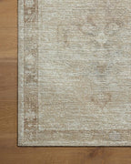 Loloi Amber Lewis Cambria Collection CBR-02 Mist/Natural 6'-0" x 9'-0" Area Rug Jute, Neutral, Vintage Style, Antique Tone, Living, Bedroom, Dining, Carpet