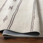 Livabliss x Becki Owens Rivi Moroccan Area Rug , 3'11" x 5'7", Ivory/Black