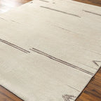 Livabliss x Becki Owens Rivi Moroccan Area Rug , 9'2" x 12', Cream/Charcoal