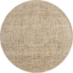 Loloi Magnolia Home by Joanna Gaines Junie Collection JUE-02 Oatmeal/Smoke 5'-3" x 7'-6", .38" Pile Height, Area Rug