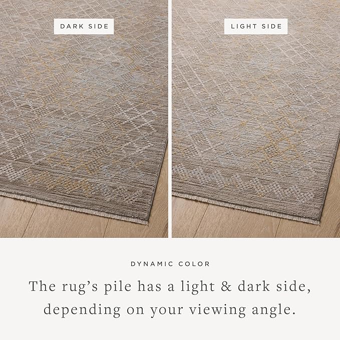 Loloi Amber Lewis Cali Collection CIL-03 Taupe/Multi 9'-6" x 13', .25" Pile Height, Area Rug