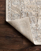 Loloi Teagan Collection TEA-03 Ivory/Sand 2'-8" x 7'-6" Runner Rug, Large, Soft Neutral Rug, High-Traffic for Living Room, Bedroom, Home Office, Dining Area
