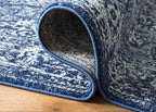 SAFAVIEH Evoke Collection 12' x 18' Navy/Ivory EVK256A Oriental Distressed Non-Shedding Living Room Bedroom Dining Home Office Area Rug