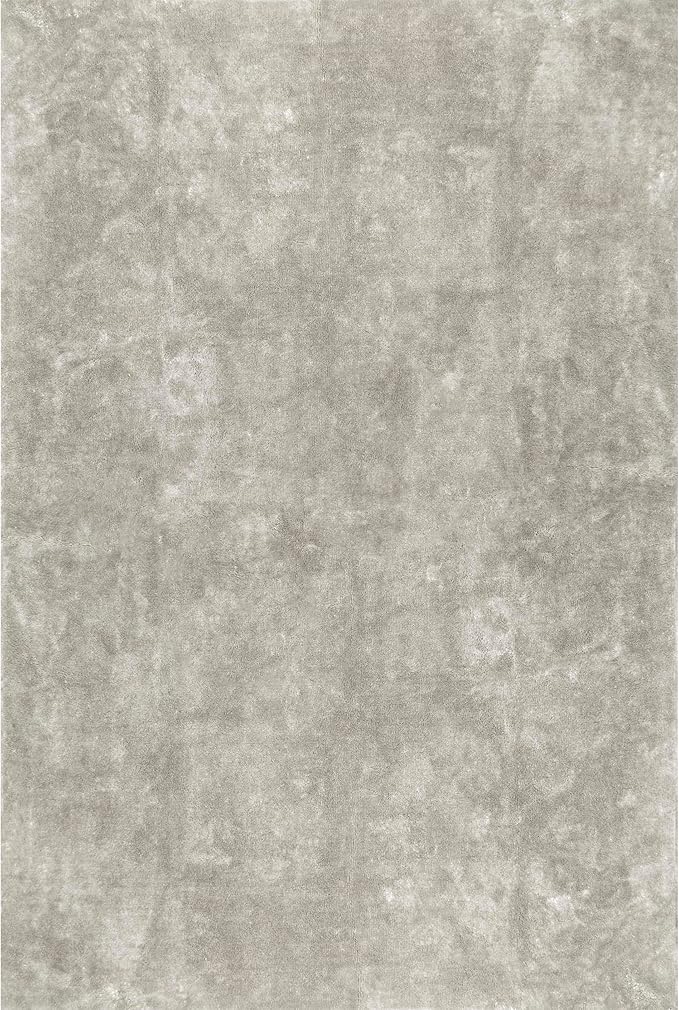 nuLOOM 5' x 8' Cozy Plush SuperiorWash Area Rug, Machine Washable, Non-Slip, Soft Fluffy Shag Carpet for Living Room Bedroom Kids Room Nursery Home Decor, Loni Beige