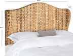 SAFAVIEH Home Collection Nadine Natural Winged Headboard, Twin