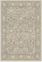 RUGGABLE x Morris & Co Washable Area Rug – Montreal Natural Stone 6x9, Stain-Resistant, Non-Slip – Medium Machine Washable Rugs for Living Room, Bedroom, Hallway, Entryway & Office–with Cushioned Pad