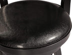 Hillsdale Fairfox 30.5" Wood Swivel Bar Height Stool, Black