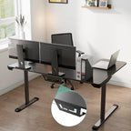 EUREKA ERGONOMIC L Shaped Gaming Desk, 60 Inch L60 Home Office Corner PC Computer Gamer Table Large Writing Workstation Gifts w Mouse Pad Cable Management, Space Saving, Easy to Assemble, Left, Black