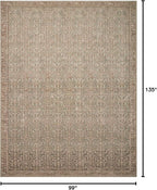 Loloi Angela Rose Aubrey Collection AUB-04 Sage/Bark 8'-3" x 11'-3", .19" Pile Height, Area Rug