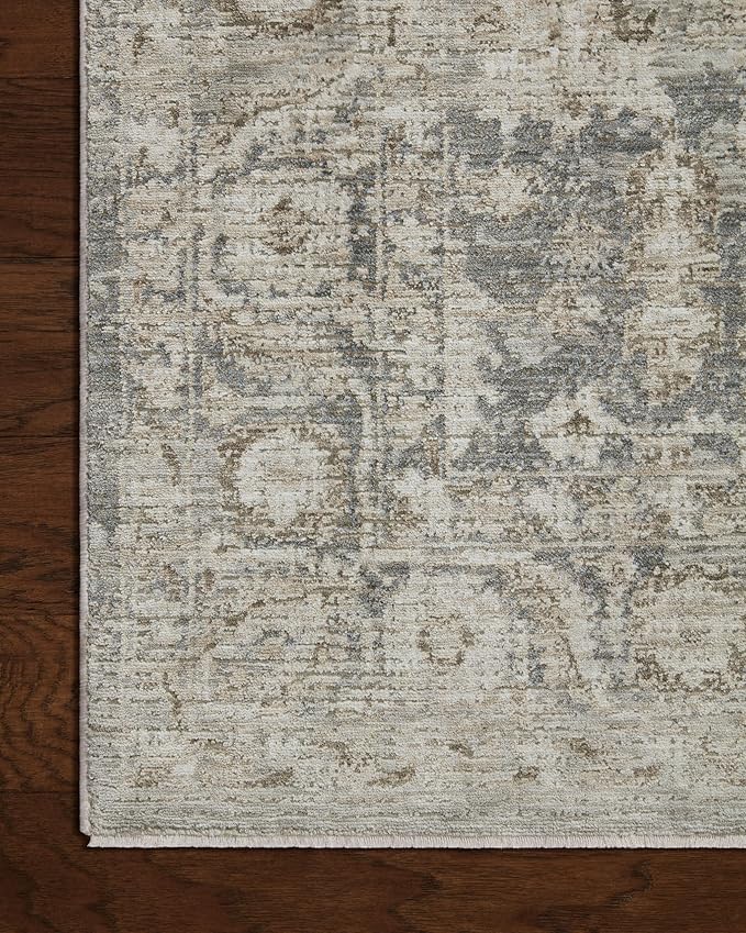 Loloi Amber Lewis Honora Collection HON-02 Slate/Beige 3'-9" x 5'-9" Accent Rug