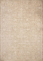 Loloi Chris Loves Julia Palma Collection PLM-01 Bark/Natural 2'-7" x 10'-0" Runner Rug Vintage Style Boho Living Room Bedroom Carpet