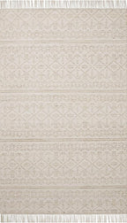Loloi Angela Rose Rivers Collection RIV-03 Sand/Ivory 8'-6" x 11'-6" Reversible Area Rug