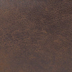 SIMPLIHOME Owen 34 inch Wide Mid Century Modern Rectangle Coffee Table Storage Ottoman in Distressed Chestnut Brown Vegan Faux Leather, Assembled, For the Living Room, Entryway and Family Room