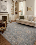 Loloi Chris Loves Julia Louisa Collection LOI-02 Ocean/Sunset 7'-10" x 10', .38" Pile Height, Area Rug