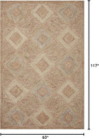 Loloi Varena Collection VAR-02 Berry/Multi 7'-9" x 9'-9" Area Rug