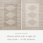 Loloi Angela Rose Rivers Collection RIV-05 Lilac/Ivory 8'-6" x 11'-6" Reversible Area Rug