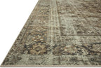 Loloi Magnolia Home by Joanna Gaines Sinclair Collection SIN-01 Pebble/Taupe 3'-6" x 5'-6", .25" Pile Height, Machine Washable, Accent Rug
