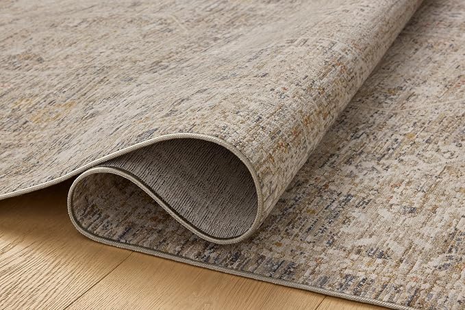 Loloi Chris Loves Julia Ida Collection IDA-01 Taupe/Multi 2'-7" x 10'-0", .19" Pile Height, Runner Rug