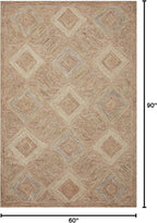 Loloi Varena Collection VAR-02 Berry/Multi 5'-0" x 7'-6" Area Rug