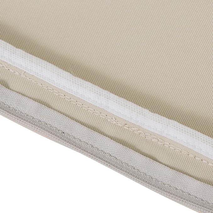 Classic Accessories Montlake FadeSafe Water-Resistant 23 x 23 x 5 Inch Outdoor Seat Cushion, Outdoor Chair Cushion, Antique Beige, Outdoor Chair Cushions, Patio Chair Cushions, Patio Cushions