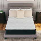Signature Design by Ashley Twin Size Comfort Plus 10 Inch Hybrid Mattress with Lumbar Support Gel Memory Foam, Fiberglass Free, Mattress In A Box