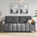 LIKIMIO Loveseat Sofa 79in, 3 Seater Couch, Modern Cloud Sofa with 23in Deep Seat with Armrest, Back Support, Easy Assembly Oversized Loveseat for Living Room, Bedroom, Office