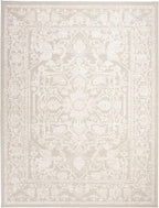 SAFAVIEH Area Rug 11x15 - Reflection Collection - Large - Cream & Ivory, Non-Shedding & Easy Cleaning, Ideal for Living Room, Bedroom (RFT665D)