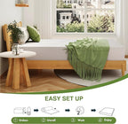 EGOHOME King Size Memory Foam Mattress, 8 Inch Bed Mattress in a Box with Cooling Green Tea Gel, Relieve Pressure with Medium Support, CertiPUR-US Certified, 80''L x 76''W, White
