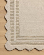 Loloi Chris Loves Julia Scottie Collection SCO-01 Ivory/Grey 2'-6" x 9'-9", .87" Pile Height, Runner Rug