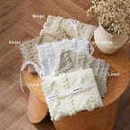 Bedsure Tufted Boho Comforter Set Full Size - Linen Boho Bed Set, GentleSoft™ 3 Pieces Farmhouse Shabby Chic Embroidery Bedding, Gifts for Woman, Soft Jacquard Full Comforter for All Seasons