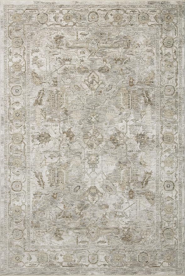 Loloi Amber Lewis Honora Collection HON-06 Grey/Taupe 6'-7" x 9'-2" Area Rug