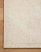 Loloi Magnolia Home by Joanna Gaines Henley Collection HNY-01 Ivory/Smoke 2'-6" x 9'-6" Runner Rug